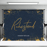 Elegant Verblasst Gold Schatten Abstrakt Ruhestand Hintergrund